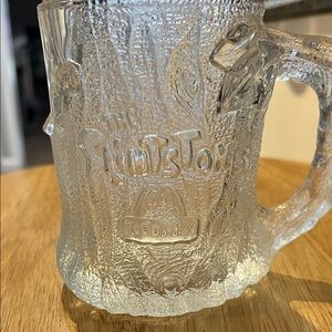 The Flintstones McDonald's 1993 Glass Mug. Like New